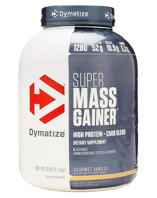 Dymatize Super Mass Gainer Weight Gainer 6Lbs Gourmet Vanilla