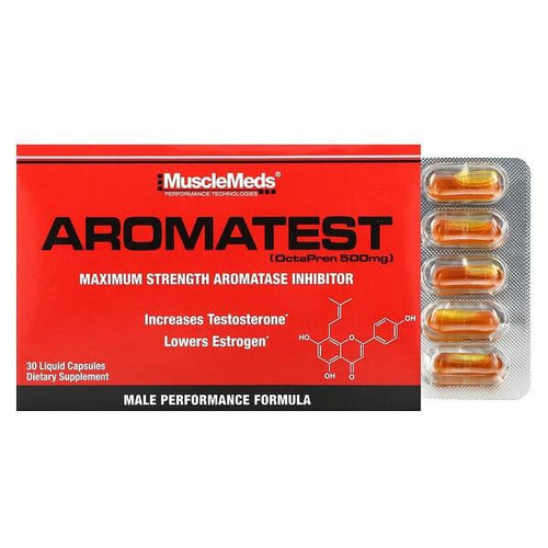 MuscleMeds Aromatest, 500 mg, 30 Liquid Capsules General muscle meds