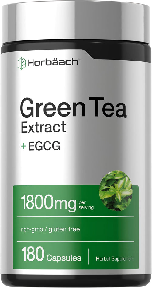 EGCG Green Tea Extract 1800 mg by Horbaach 180 caps