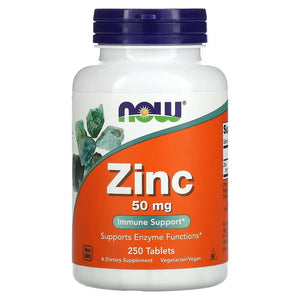 Zinc 50 mg by Now Foods General SUPPS247 250 tablets 