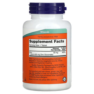 Zinc 50 mg by Now Foods General SUPPS247 