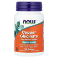 Now Foods Copper Glycinate 120 Tablets