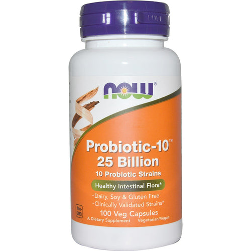 NOW Foods, Probiotic-10, 25 Billion, 100 Veg Capsules