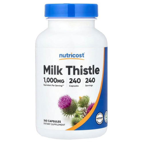 Nutricost, Milk Thistle, 1,000 mg, 240 Capsules