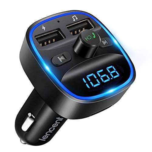 FM Transmitter, Bluetooth FM Transmitter Wireless Radio Adapter Car Kit with Dual USB Charging Car Charger MP3 Player Support TF Card & USB Disk by LENCENT – Premium formula crafted for everyday wellness and performance. | Supps247 Australia