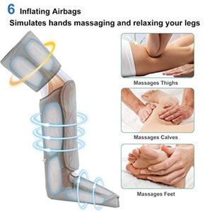 Leg Massager for Circulation and Relaxation GENERAL HEALTH SUPPS247 
