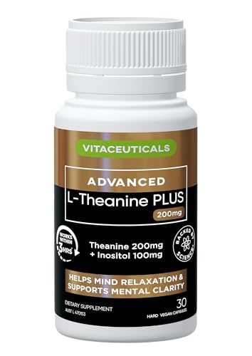 L-Theanine Plus by | Supports Mental Clarity, Relaxation & Stress Relief | Australian Made | 30 by Vitaceuticals – Premium formula crafted for everyday wellness and performance. | Supps247 Australia