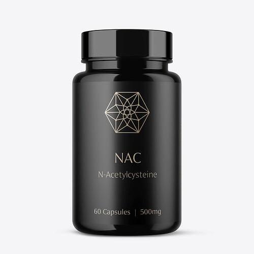NAC 500mg 60 Capsules By Nature's Body General Nature's Body