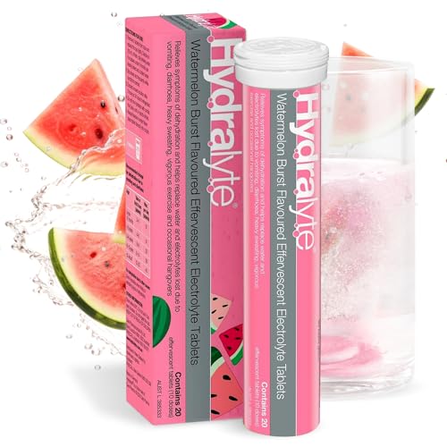 Watermelon Burst Flavoured Effervescent Electrolyte 20 - Great for Running, Sports & Daily Hydration - Convenient & Self-Dissolving . by Hydralyte – Premium formula crafted for everyday wellness and performance. | Supps247 Australia