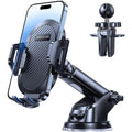 Military-Grade Reliable Suction Car Phone Holder, Universal Mobile Phone Holder for car, car Phone Mount for Dashboard Windshield Vent Compatible with All Smartphones by Miracase
