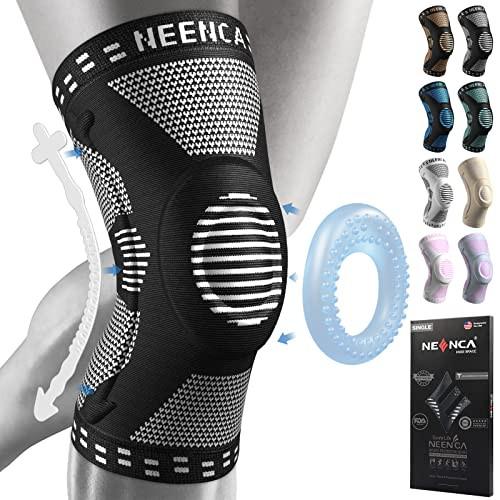 Professional Knee Brace for Pain Relief, Medical Knee Support with Patella Pad & Side Stabilizers, Compression Knee Sleeve for Meniscus Tear, ACL, Joint Pain, Runner, Workout - FSA/HSA Eligible by NEENCA – Premium formula crafted for everyday wellness and performance. | Supps247 Australia