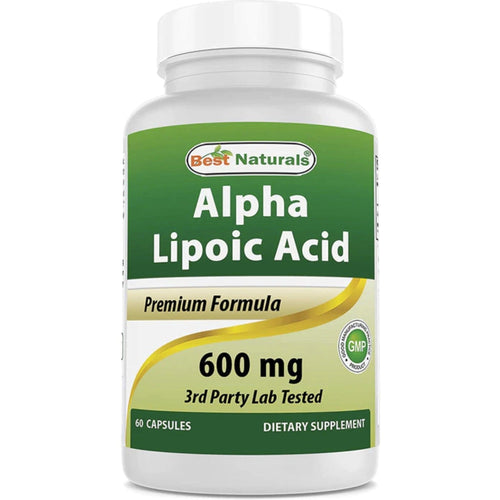 Best Naturals Alpha Lipoic Acid 600mg Alpha Lipoic Acid SUPPS247