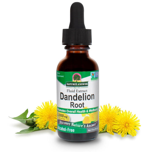 Nature's Answer Dandelion Root 2000 mg, 1 oz - Alcohol Free General Not specified