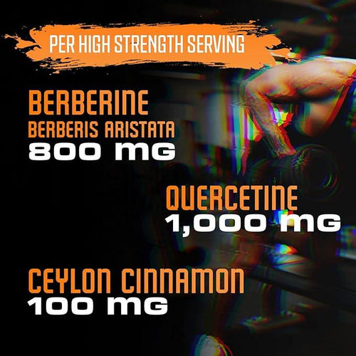 BEBEFEN Berberine with Ceylon Cinnamon & Quercetin, 1900mg, 120 Count General Not specified