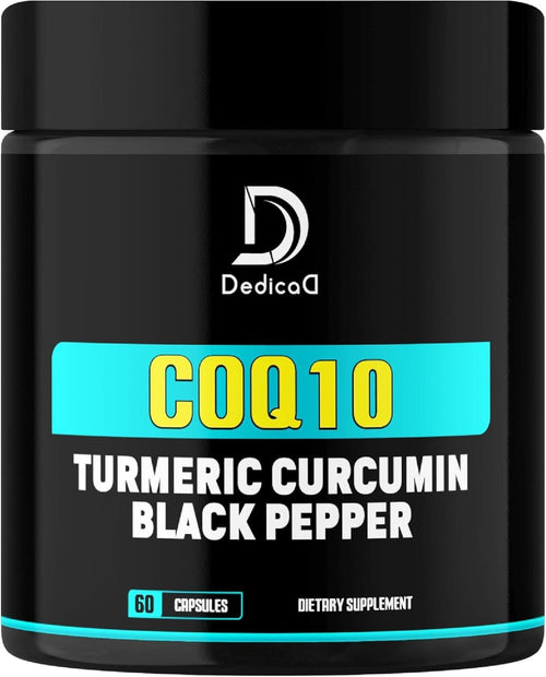 COQ10 with Turmeric Curcumin & Black Pepper by Dedicad.
