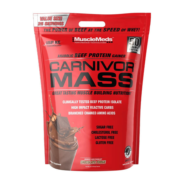 MuscleMeds Carnivor Mass Beef Protein Gainer – 25 Servings