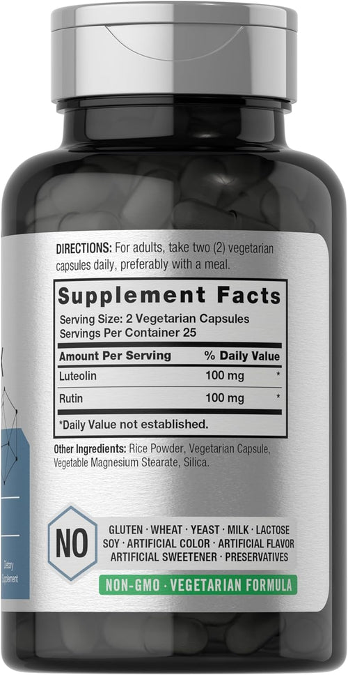 Luteolin Complex with Rutin | 50 Capsules | by Horbaach General Amazon