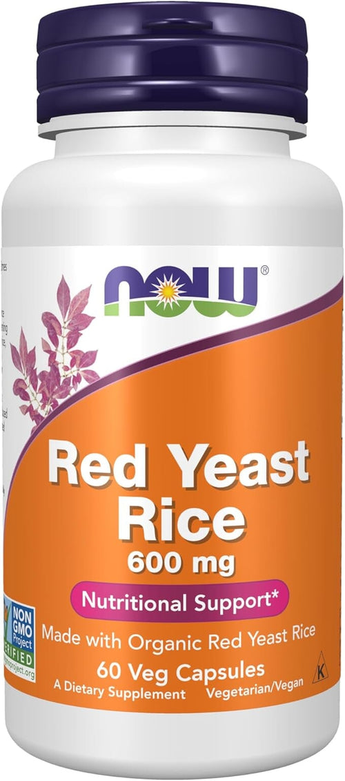 Red Yeast Rice, 600 mg, 60 Count, By Now NOW