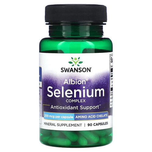 Swanson, Albion Selenium Complex, 200 mcg , 90 Capsules General Not specified