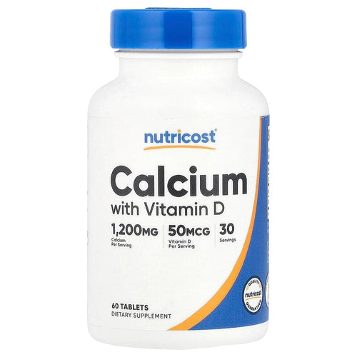 Nutricost Calcium with Vitamin D, 30 serves