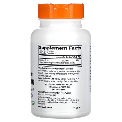 Doctor's Best, High Absorption Magnesium, 100 mg General Doctor's Best