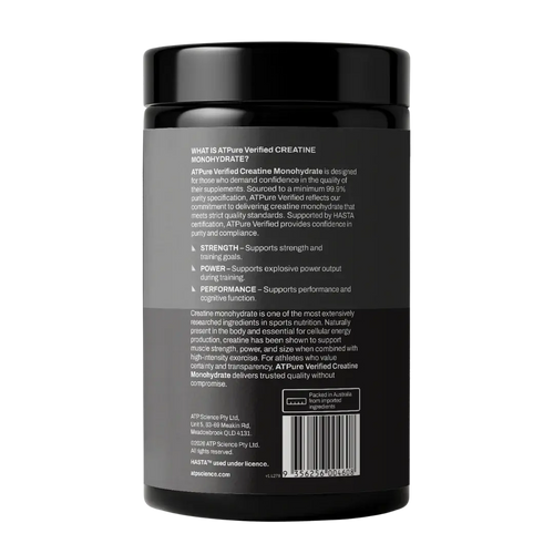 ATPure Creatine Monohydrate, By ATP Science