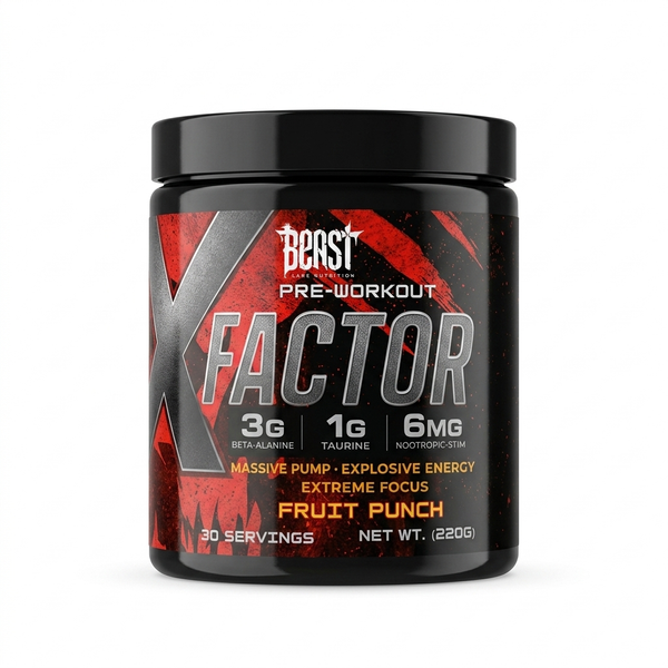 Beast Labs Nutrition X factor PRE Workout