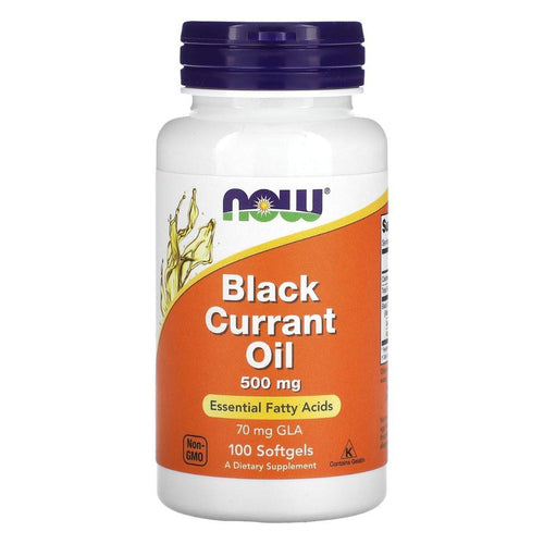 Black Currant Oil, 500 mg, 100 Softgels by NOW Foods NOW