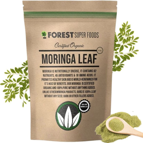Organic Moringa Leaf Powder by Forest Super Foods superfood Amazon 250 G