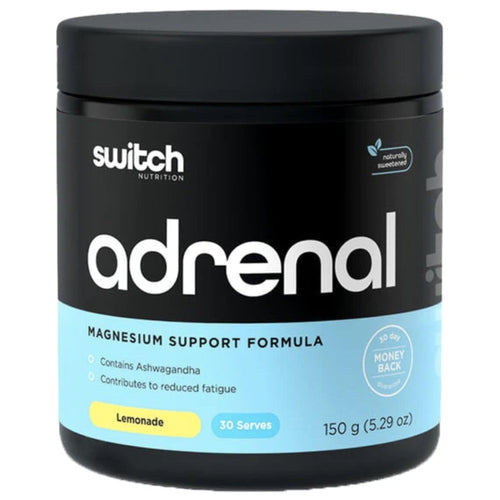 Adrenal Switch by Switch Nutrition anti stress, adrenal rebuild, supps247Springvale LEMONADE 30 serves