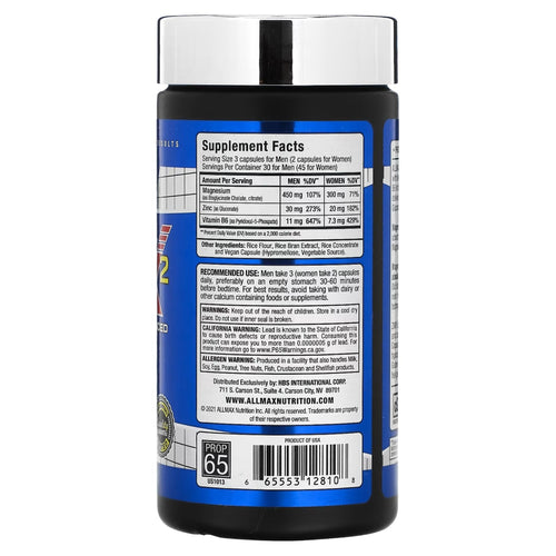 AllMax Essentials ZMX recovery IHERBS