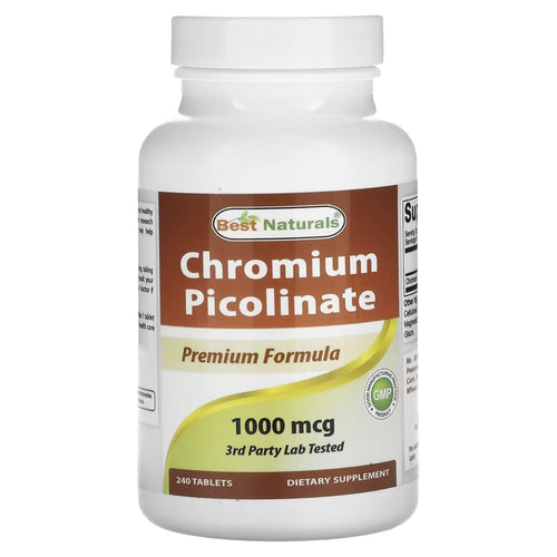 Best Naturals Chromium Picolinate 1000 mcg GENERAL HEALTH Best Naturals