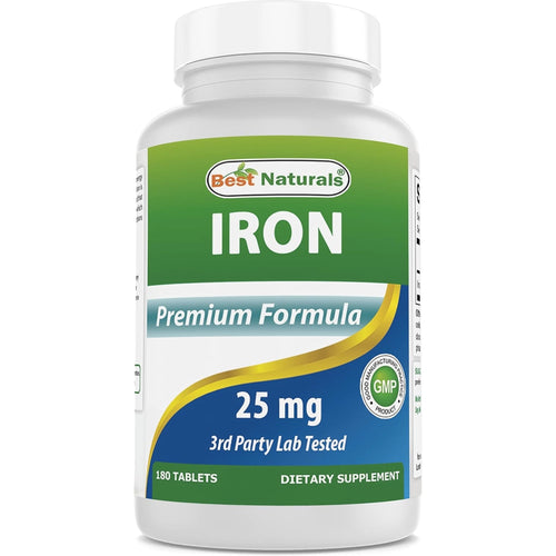 Best Naturals Iron 25 mg GENERAL HEALTH Best Naturals