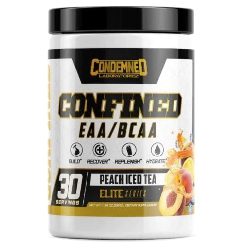 CONFINED EAA/BCAA by Condemned labs Amino Acids SUPPS247 Peach Ice tea