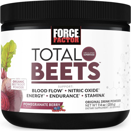 Force Factor's Total Beets beet root powder Amazon 210 g Pack of 1 Pomegranate Berry