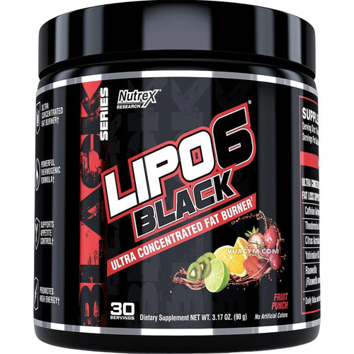 Lipo6 Black UC Powder by Nutrex Research WEIGHT LOSS/THERMOGENIC NUTREX Fruit Punch