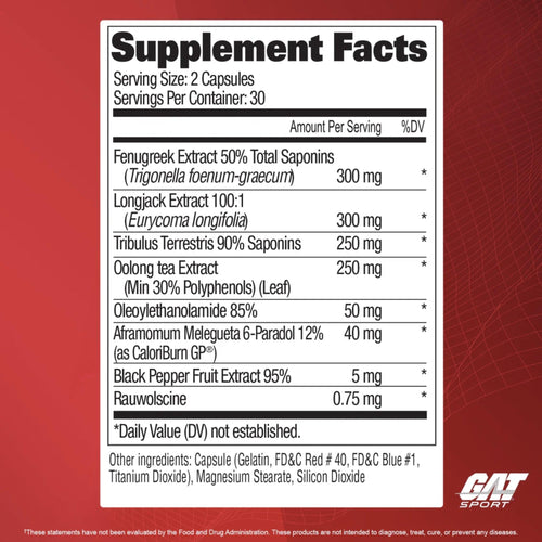 Testrol Fire by GAT Sport GENERAL HEALTH Gat Sport