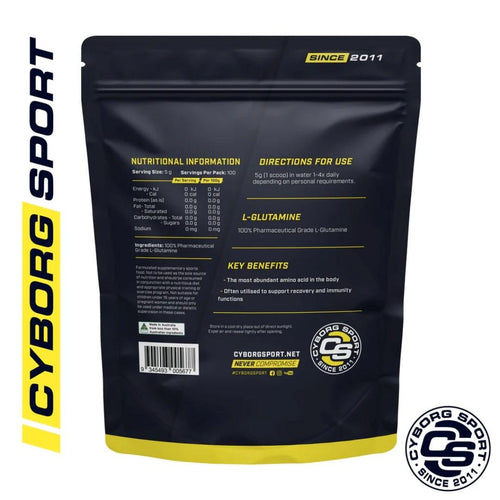 L Glutamine by Cyborg Sports.