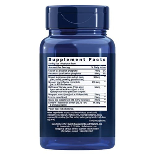 Life Extension's Estrogen for Women hormone balance supps247