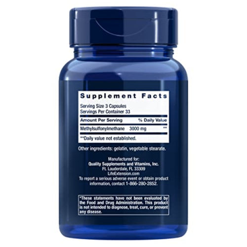 Life Extension MSM 1000 mg joint support supps247