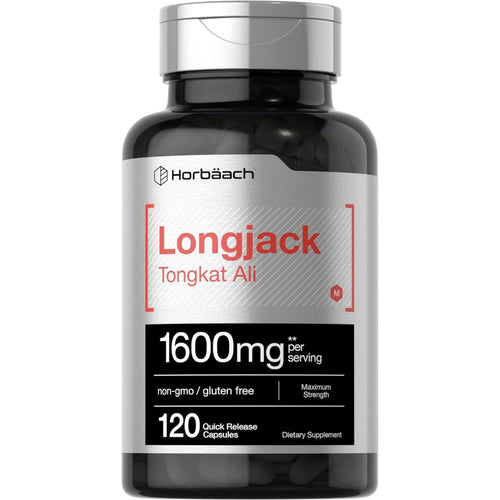 Longjack Tongkat Ali 1600 mg by Horbaach TONGKAT ALI SUPPS247