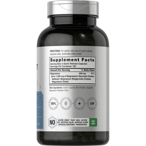 Magnesium Glycinate 1330 mg by Horbaach Vitamins, Minerals & Supplements Horbaach