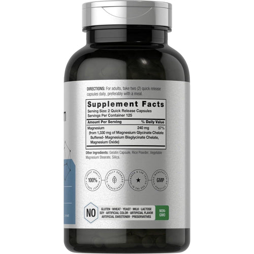 Magnesium Glycinate 1330 mg by Horbaach.