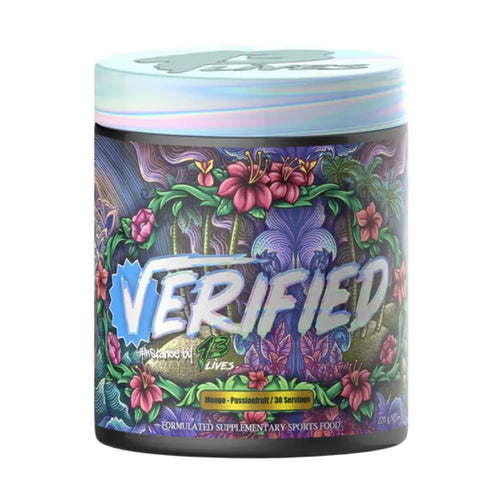 Verified by 13 lives Pre-Workout SUPPS247 Mango Passion Fruit