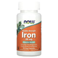 NOW Supplements, Iron 36 mg, 90 Veg Capsules