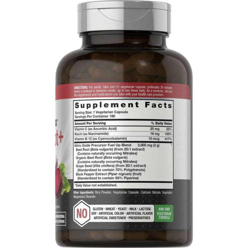 Nitric Oxide Max Beetroot with Nitrates by Horbaach Nitric Oxide Boosters supps247Springvale