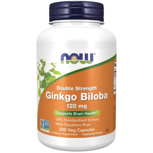 Now Ginkgo Biloba cognitive support IHERBS 120 MG 200 Counts