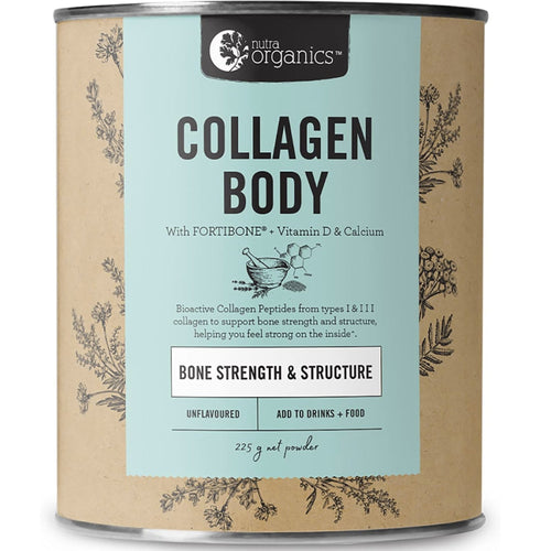 Nutra Organics Collagen Body Collagen supps247Springvale 225 G
