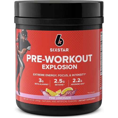 Six Star Pre Workout Explosion Pre-Workout Amazon Pink Lemonade
