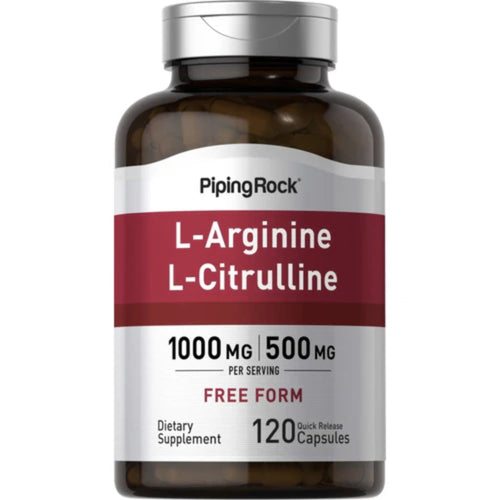 Piping Rock L-Arginine L-Citrulline Complex 1000mg L-Arginine Piping Rock